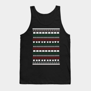 Ugly Bookish Christmas Sweater Tank Top